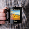 Artistic New Mexico State Taos Pueblo Personalized Mug, Native American Heritage Gift and Southwestern Cultural Souvenir with Custom Name Artistic New Mexico State Taos Pueblo Personalized Mug, Native American Heritage Gift and Southwestern Cultural Souvenir with Custom Name