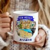 Artistic New Mexico State Themes and Landmarks Personalized Mug With Custom Name Artistic New Mexico State Themes and Landmarks Personalized Mug With Custom Name