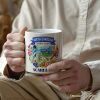 Artistic North Carolina State Themes and Landmarks Personalized Mug With Custom Name Artistic North Carolina State Themes and Landmarks Personalized Mug With Custom Name