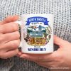 Artistic North Dakota State Themes and Landmarks Personalized Mug With Custom Name Artistic North Dakota State Themes and Landmarks Personalized Mug With Custom Name