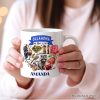 Artistic Oklahoma State Themes and Landmarks Personalized Mug With Custom Name Artistic Oklahoma State Themes and Landmarks Personalized Mug With Custom Name