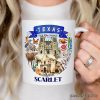 Artistic Texas State Themes and Landmarks Personalized Mug With Custom Name