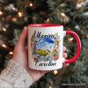 Artistic Ukraine Vintage Personalized Mug, Traditional Gift and Souvenir with Custom Name Artistic Ukraine Vintage Personalized Mug, Traditional Gift and Souvenir with Custom Name