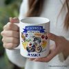 Artistic Wisconsin State Themes and Landmarks Personalized Mug With Custom Name Artistic Wisconsin State Themes and Landmarks Personalized Mug With Custom Name