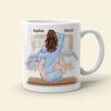 As Long As I Have A Face You'll Always Have A Place To Sit, Couple Make Love White Mug