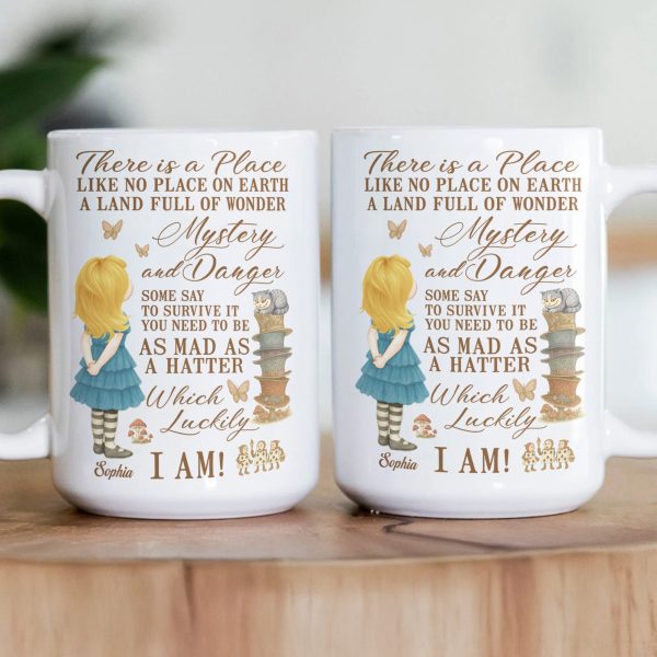 As Mad As A Hatter Wonderland Dream - Personalized Mug As Mad As A Hatter Wonderland Dream - Personalized Mug