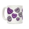Asexual Conversation Hearts Coffee Mug Asexual Conversation Hearts Coffee Mug