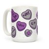 Asexual Conversation Hearts Coffee Mug Asexual Conversation Hearts Coffee Mug
