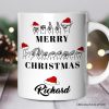 ASL Sign Language Merry Christmas Mug, Personalized Gift for Teacher ASL Sign Language Merry Christmas Mug, Personalized Gift for Teacher