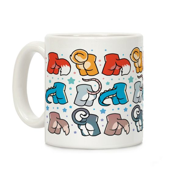 Assorted Furry Butts Coffee Mug Assorted Furry Butts Coffee Mug