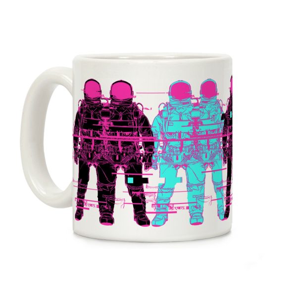 Astronaut Glitches Coffee Mug Astronaut Glitches Coffee Mug