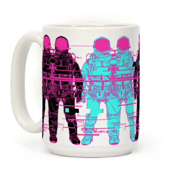 Astronaut Glitches Coffee Mug Astronaut Glitches Coffee Mug