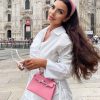 Asymmetric Button Up Long Sleeve Belted Shirt Mini Dress - White Asymmetric Button Up Long Sleeve Belted Shirt Mini Dress - White