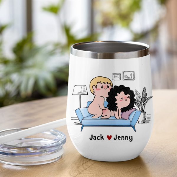 At Least Pull My Hair-Gift For Couple-Personalized Coffee Mug-Funny Couple Mug At Least Pull My Hair-Gift For Couple-Personalized Coffee Mug-Funny Couple Mug