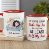 At Least Pull My Hair-Gift For Couple-Personalized Coffee Mug-Funny Couple Mug At Least Pull My Hair-Gift For Couple-Personalized Coffee Mug-Funny Couple Mug