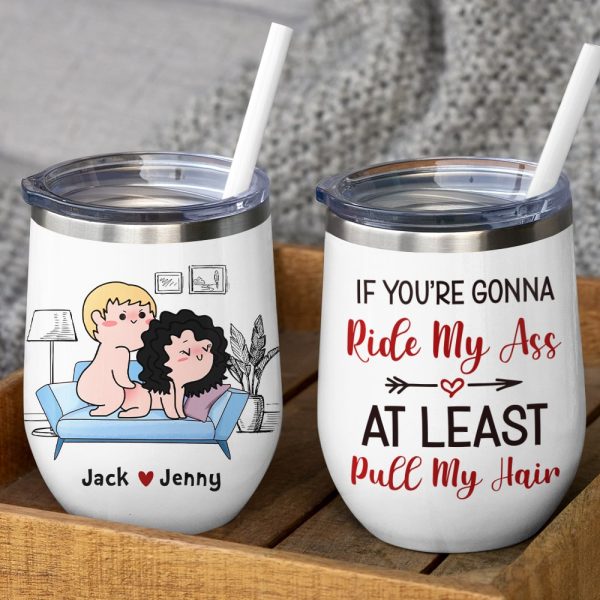 At Least Pull My Hair-Gift For Couple-Personalized Coffee Mug-Funny Couple Mug At Least Pull My Hair-Gift For Couple-Personalized Coffee Mug-Funny Couple Mug