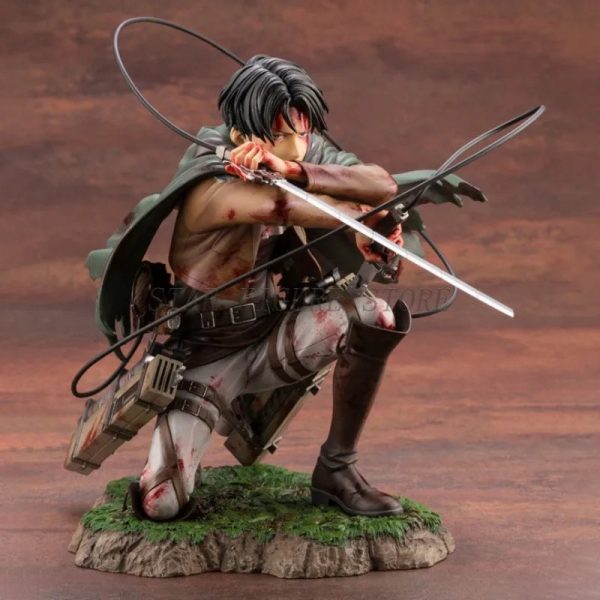 Attack On Titan Action Figure Levi Ackerman Figurine Attack On Titan Action Figure Levi Ackerman Figurine