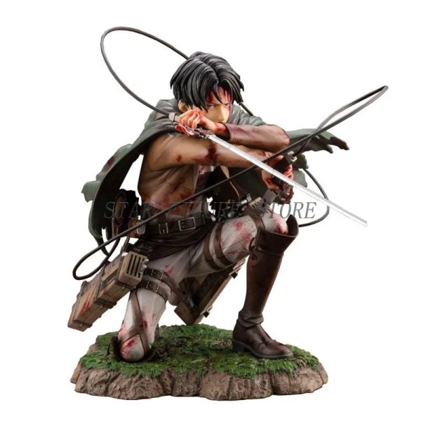 Attack On Titan Action Figure Levi Ackerman Figurine Attack On Titan Action Figure Levi Ackerman Figurine