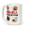 Attack On Titan Heads Coffee Mug Attack On Titan Heads Coffee Mug