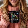 Autism Awareness Brushstroke Personalized Mug, Colorful Autism Support Gift for Autism Month with Custom Name Autism Awareness Brushstroke Personalized Mug, Colorful Autism Support Gift for Autism Month with Custom Name