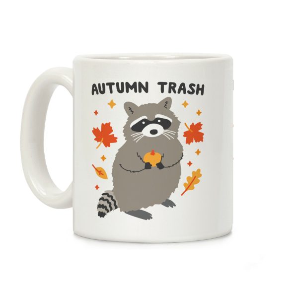 Autumn Trash Raccoon Coffee Mug Autumn Trash Raccoon Coffee Mug
