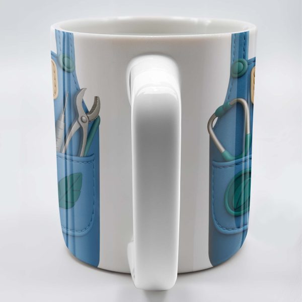 Avian Vet Customizable Mug With Medical Instruments - Personalized Custom Coffee Mug - DOC049_MG Avian Vet Customizable Mug With Medical Instruments - Personalized Custom Coffee Mug - DOC049_MG