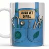 Avian Vet Customizable Mug With Medical Instruments - Personalized Custom Coffee Mug - DOC049_MG Avian Vet Customizable Mug With Medical Instruments - Personalized Custom Coffee Mug - DOC049_MG