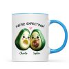 Avocado Couple Expecting Parents Pregnancy Announcement Keepsake Personalized Mug Avocado Couple Expecting Parents Pregnancy Announcement Keepsake Personalized Mug