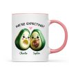Avocado Couple Expecting Parents Pregnancy Announcement Keepsake Personalized Mug Avocado Couple Expecting Parents Pregnancy Announcement Keepsake Personalized Mug