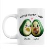 Avocado Couple Expecting Parents Pregnancy Announcement Keepsake Personalized Mug Avocado Couple Expecting Parents Pregnancy Announcement Keepsake Personalized Mug