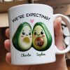 Avocado Couple Expecting Parents Pregnancy Announcement Keepsake Personalized Mug Avocado Couple Expecting Parents Pregnancy Announcement Keepsake Personalized Mug