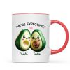 Avocado Couple Expecting Parents Pregnancy Announcement Keepsake Personalized Mug Avocado Couple Expecting Parents Pregnancy Announcement Keepsake Personalized Mug