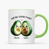 Avocado Couple Expecting Parents Pregnancy Announcement Keepsake Personalized Mug Avocado Couple Expecting Parents Pregnancy Announcement Keepsake Personalized Mug