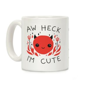 Aw Heck I'm Cute Devil Coffee Mug