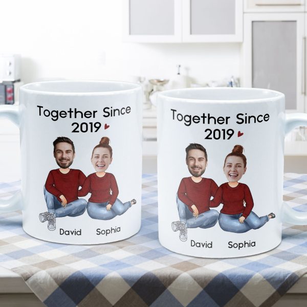 Babe Together Since - Personalized Mug Babe Together Since - Personalized Mug
