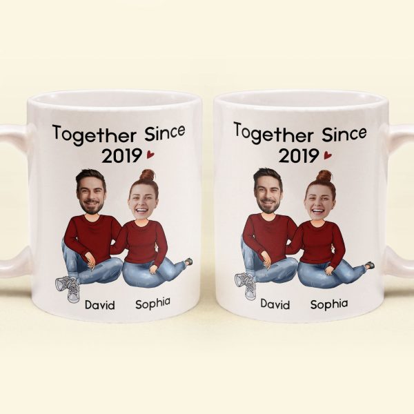Babe Together Since - Personalized Mug Babe Together Since - Personalized Mug