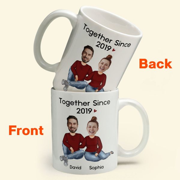 Babe Together Since - Personalized Mug Babe Together Since - Personalized Mug