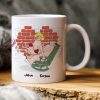 Babe You Give Me A Boner, Naughty Make Love Old Couple White Mug Happy Valentine's Day Babe You Give Me A Boner, Naughty Make Love Old Couple White Mug Happy Valentine's Day