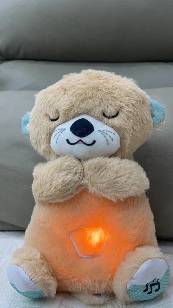 Baby Bear Soothes Otter Plush Toy - Musical Sleep Companion for Kids
