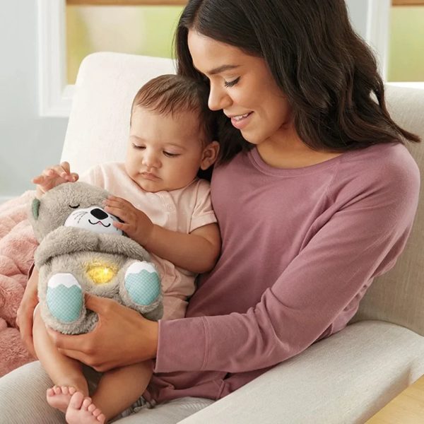 Baby Bear Soothes Otter Plush Toy - Musical Sleep Companion for Kids