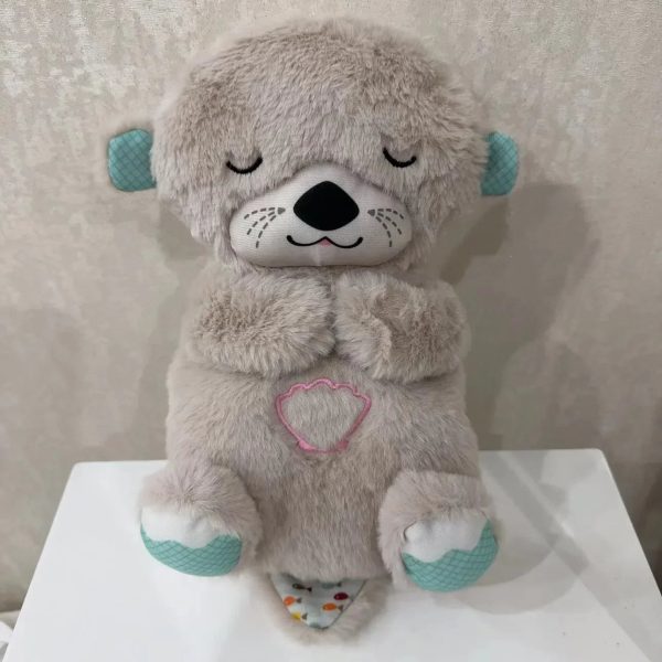 Baby Bear Soothes Otter Plush Toy - Musical Sleep Companion for Kids