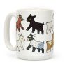 Baby Goats On Baby Goats Pattern Coffee Mug Baby Goats On Baby Goats Pattern Coffee Mug