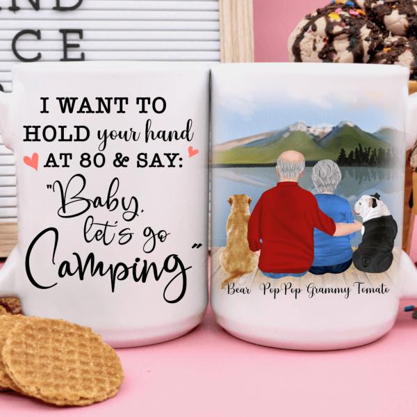 Baby I Want To Hold Your Hand Camping Coffee Mug Baby I Want To Hold Your Hand Camping Coffee Mug
