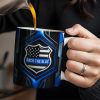 Back The Blue, Shield and Stars - Personalized Custom Coffee Mug - OFC018_MG Back The Blue, Shield and Stars - Personalized Custom Coffee Mug - OFC018_MG