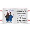 Back View Besties To My Bestie Personalized Mug, Christmas Gift For Best Friends, BFF Back View Besties To My Bestie Personalized Mug, Christmas Gift For Best Friends, BFF