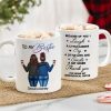 Back View Besties To My Bestie Personalized Mug, Christmas Gift For Best Friends, BFF Back View Besties To My Bestie Personalized Mug, Christmas Gift For Best Friends, BFF