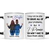 Back View Besties To My Bestie Personalized Mug, Christmas Gift For Best Friends, BFF Back View Besties To My Bestie Personalized Mug, Christmas Gift For Best Friends, BFF