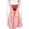 Backless Bow Mini Dress