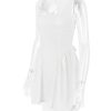 Backless Bow Mini Dress