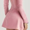 Backless Charmaine Romantic Long Sleeve Mini Dress Backless Charmaine Romantic Long Sleeve Mini Dress